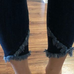 american eagle frayed jeans